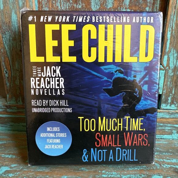 Jack Reacher Novellas Too Much Time, Small Wars, Not A Drill 8 Hour Audio Books - Picture 1 of 5